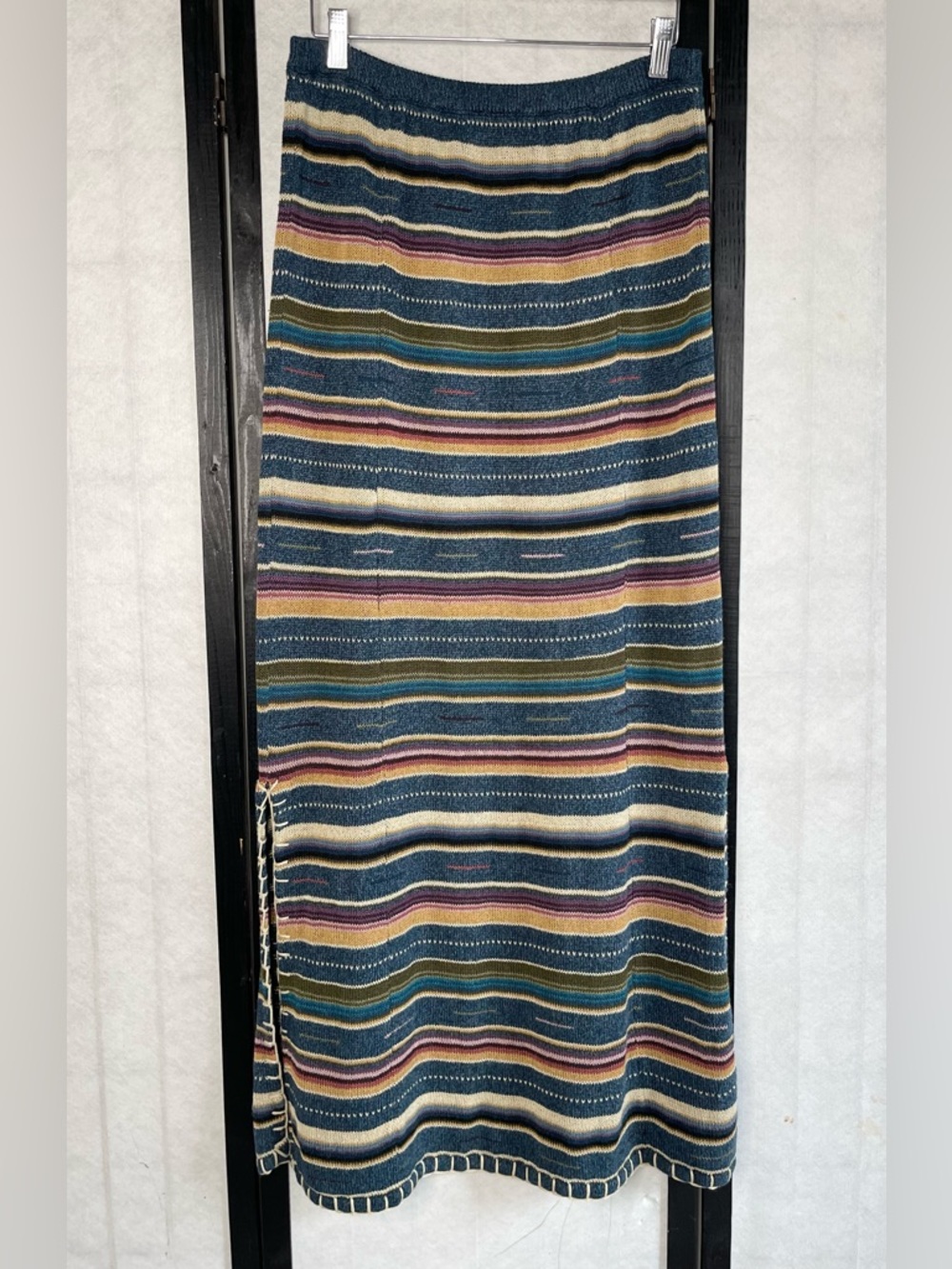 Double D Ranch Striped Knit Tank top and skirt set. Size: M - Picture 5 of 11